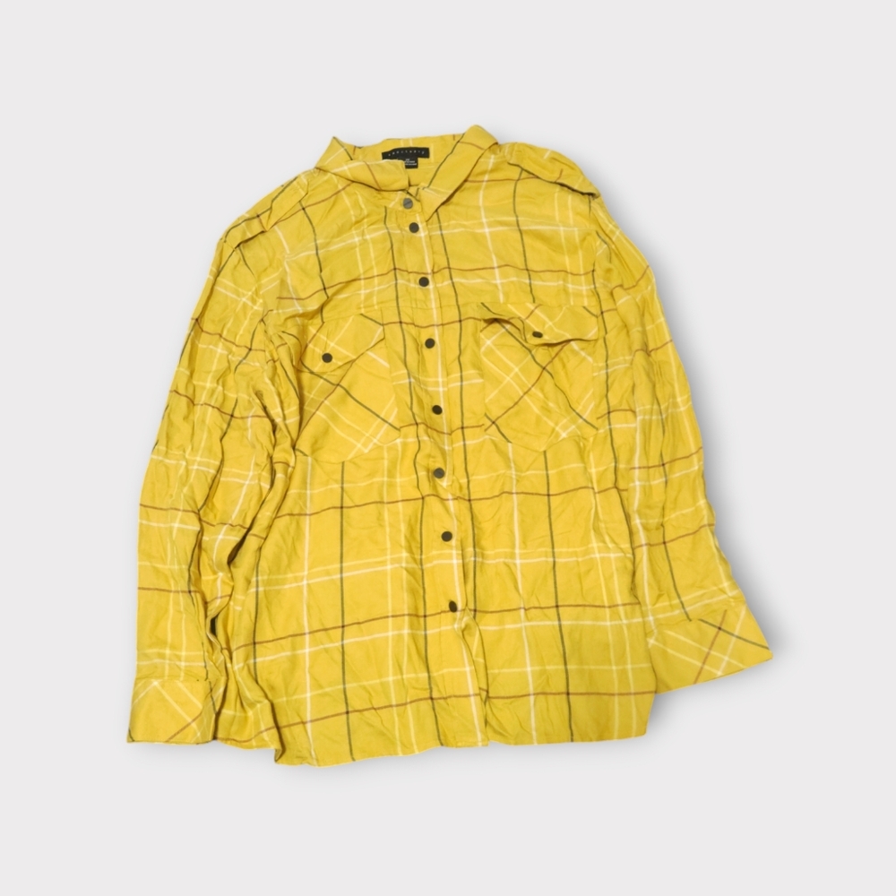 Sancuary plaid button down